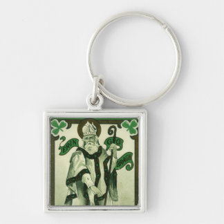 Vintage - Erin Go Bragh - St. Patrick's Greetings Key Ring