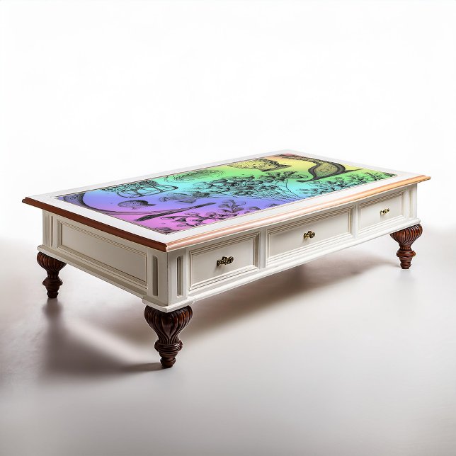 Vintage Ernst Haeckel Rainbow Coloured Poster Prin Tissue Paper (Creator Uploaded)