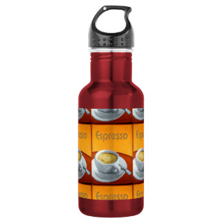 Vintage Espresso Coffee 532 Ml Water Bottle