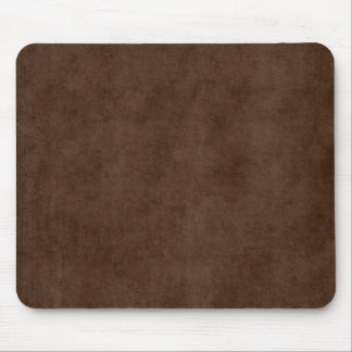 Vintage Espresso Dark Brown Antique Paper Template Mouse Pad