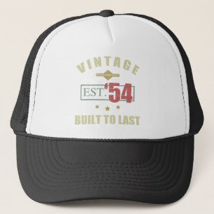 Vintage Est. 1954 70th Birthday Trucker Hat
