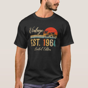 Vintage Est. 1964 Limited Edition 58Th Birthday Gi T-Shirt