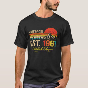 Vintage Est 1967 Limited Edition Classic 1967 Retr T-Shirt