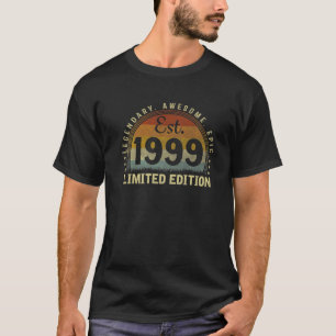 Vintage Est. 1999 Limited Edition Men Women 23Rd B T-Shirt