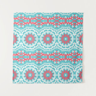 Vintage ethnic colourful bohemian pattern in brigh tapestry