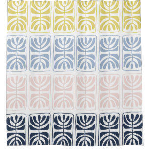 Vintage Ethnic: Seamless Artistic Design Shower Curtain