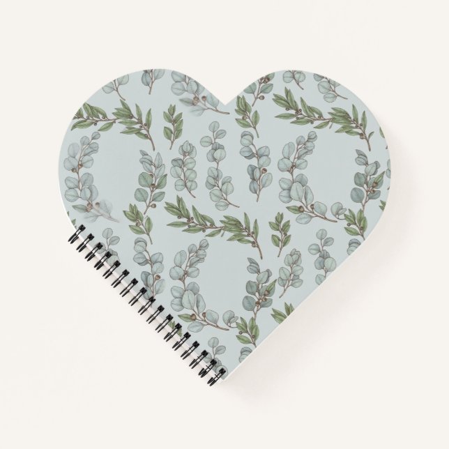 Vintage Eucalyptus Botanical Notebook (Front)