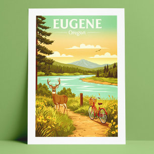 Vintage Eugene Oregon Postcard