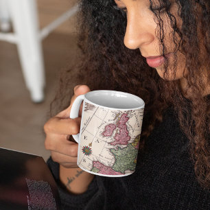Vintage Europe Map Coffee Mug