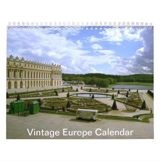 Vintage Europe scenery architecture Calendar (Cover)