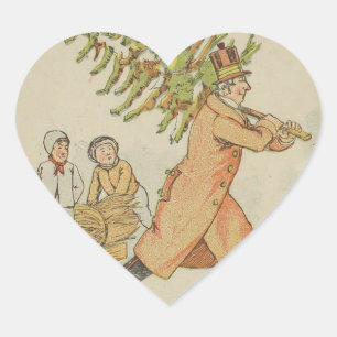 Vintage European Christmas Tree Sticker