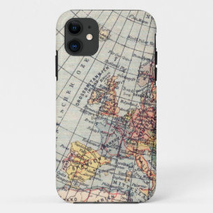 Vintage European Map iPhone 5 Case-Mate Case