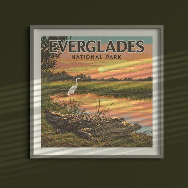 Vintage Everglades National Park Poster (Creator Uploaded)