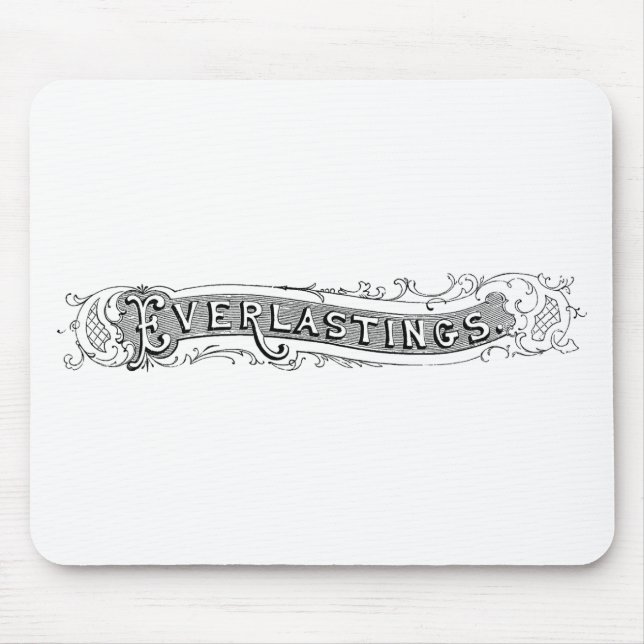 Vintage everlastings mouse pad (Front)