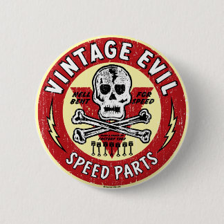 Vintage Evil nose art 001 6 Cm Round Badge