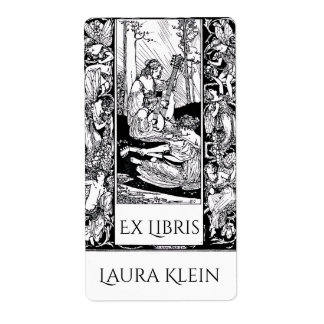 Vintage Ex Libris Bookplate