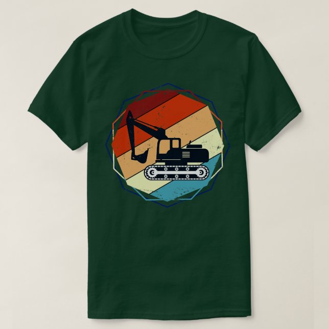 Vintage Excavator T-Shirt (Design Front)