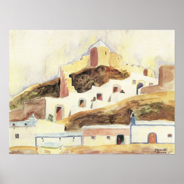 Vintage Expressionism, Almeria by Walter Gramatte Poster (Front)