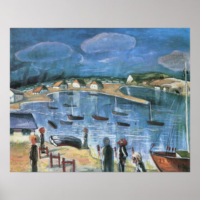 Vintage Expressionism, Hidensee by Walter Gramatte Poster (Front)