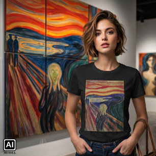 Vintage Expressionism, The Scream by Edvard Munch T-Shirt