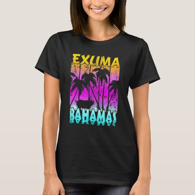 Vintage Exuma Bahamas Pig T-Shirt (Front)