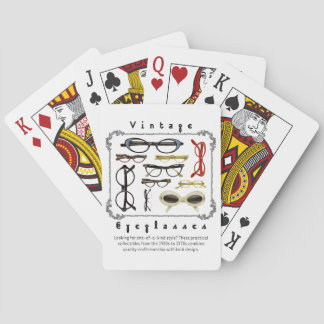 Vintage Eyeglasses 01 Playing Cards