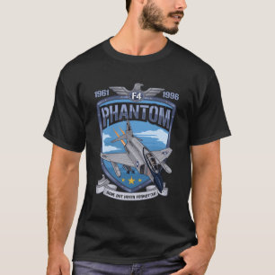 Vintage F4 Phantom Ii Jet Fighter Military Aviatio T-Shirt