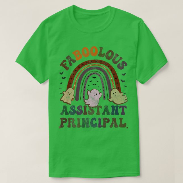 Vintage FaBOOlous ASSISTANT PRINCIPAL Costume This T-Shirt (Design Front)