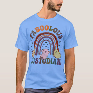 Vintage FaBOOlous CUSTODIAN Costume This Is My Spo T-Shirt