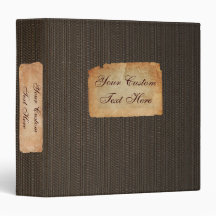 Vintage Fabric Custom 1.5" Binder