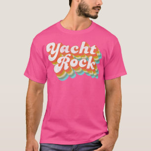 Vintage Fade Yacht Rock Party Boat Drinking produc T-Shirt