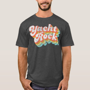 Vintage Fade Yacht Rock Party Boat Drinking T-Shirt