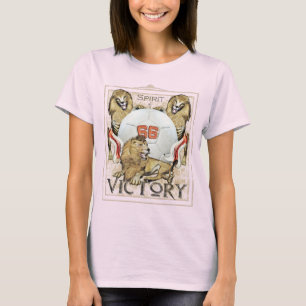 Vintage Faded Three Lions English Football T-Shirt