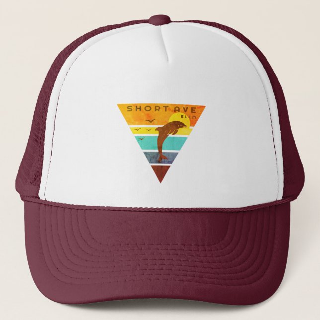 Vintage Faded Trucker Hat (Front)
