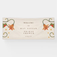 Vintage Faecore Floral Tea Party Bridal Welcome