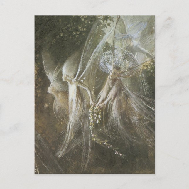Vintage Faerie Postcard (Front)