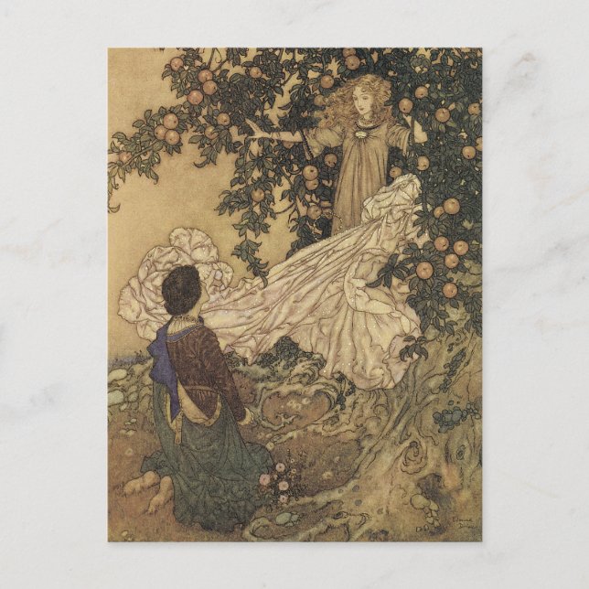 Vintage Faerie Postcard (Front)