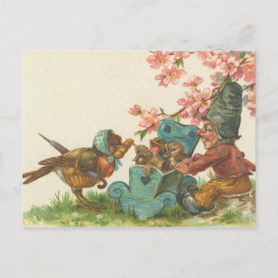 Vintage Faerie Postcard