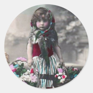 vintage faires classic round sticker