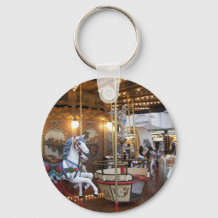 Vintage Fairground Carousel Key Ring