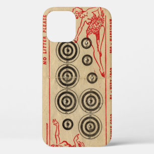 Vintage fairground targets with bullet holes Case- iPhone 12 Case