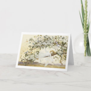 Vintage Fairy Ariel 1858 Card