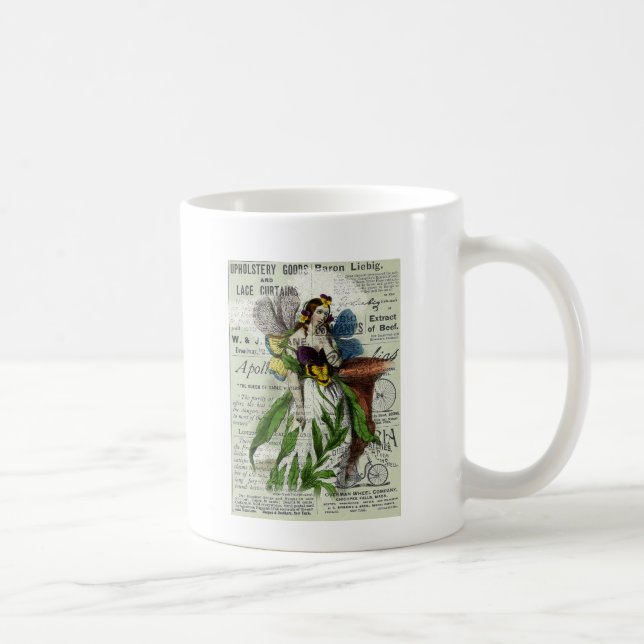 Vintage Fairy Collage Coffee Mug (Right)