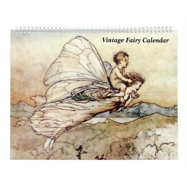 Vintage Fairy Illustration Calendar (Cover)