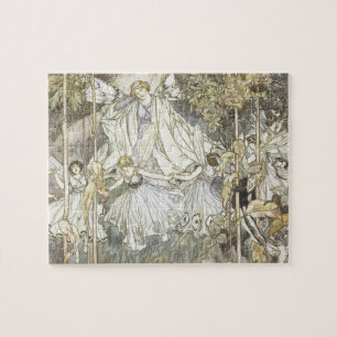 Vintage Fairy Midsummer Night's Dream Jigsaw Puzzle