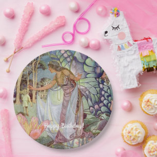 Vintage Fairy Paper Plate