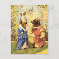 Vintage Fairy Tale Beauty and Beast Save the Date!