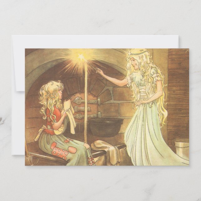 Vintage Fairy Tale, Cinderella and Fairy Godmother (Front)