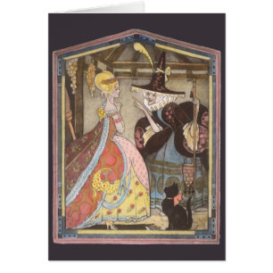 Vintage Fairy Tale, Cinderella and Fairy Godmother