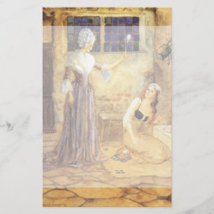 Vintage Fairy Tale, Cinderella and Fairy Godmother Stationery